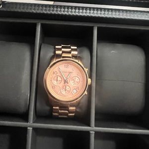 Michael Kors rose gold watch